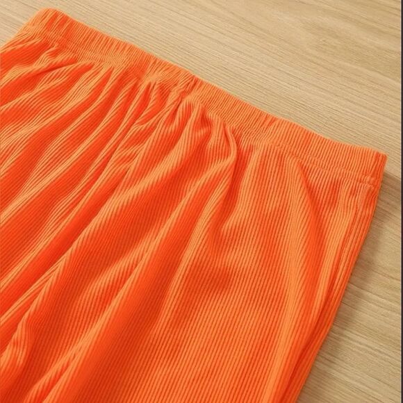 Ladie's ribbed two-piece pant set sz Medium - Picture 3 of 3